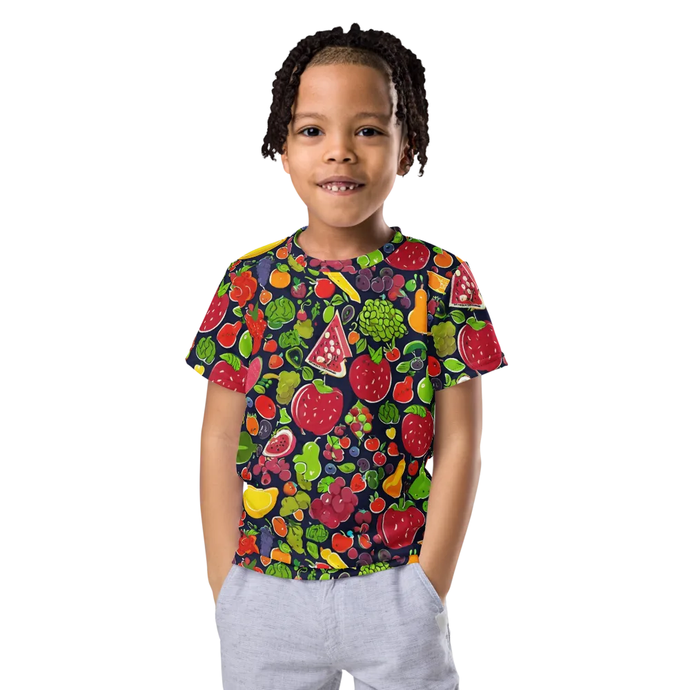 Midnight Market on Kids Crew Neck T-Shirt — Front