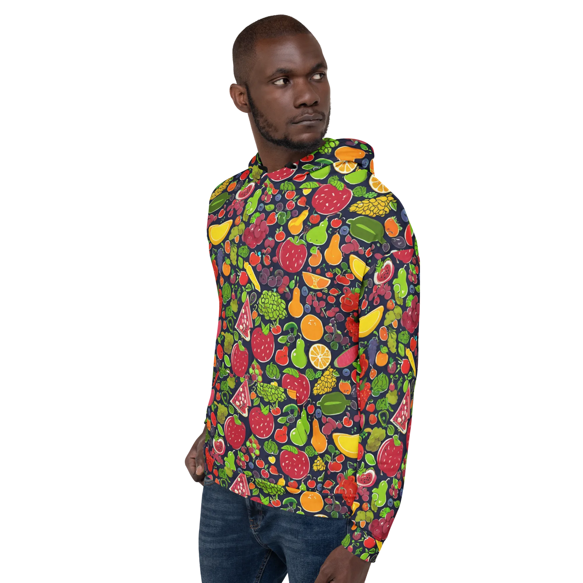 Midnight Market on Hoodie — Left