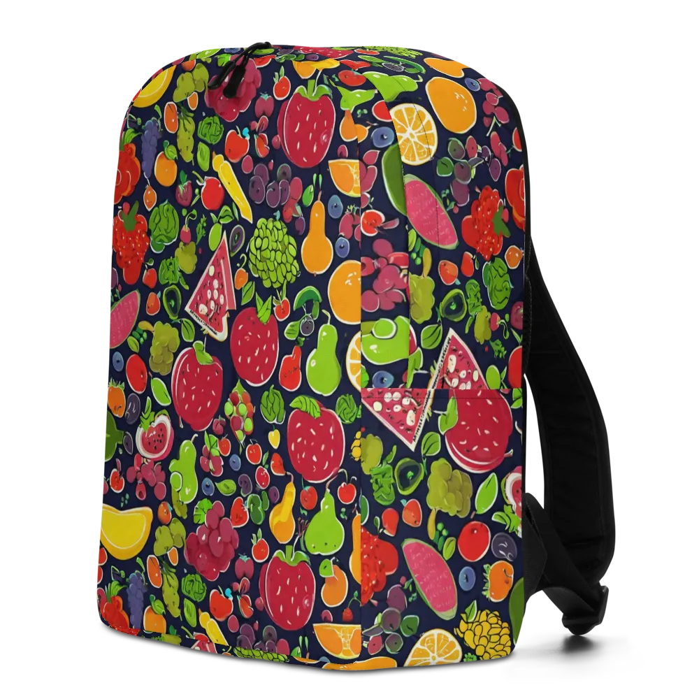 Midnight Market on Minimalist Backpack — Left