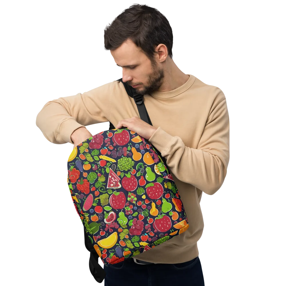Midnight Market on Minimalist Backpack — Front