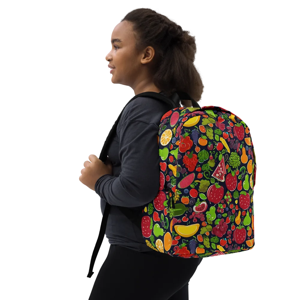 Midnight Market on Minimalist Backpack — Right Front