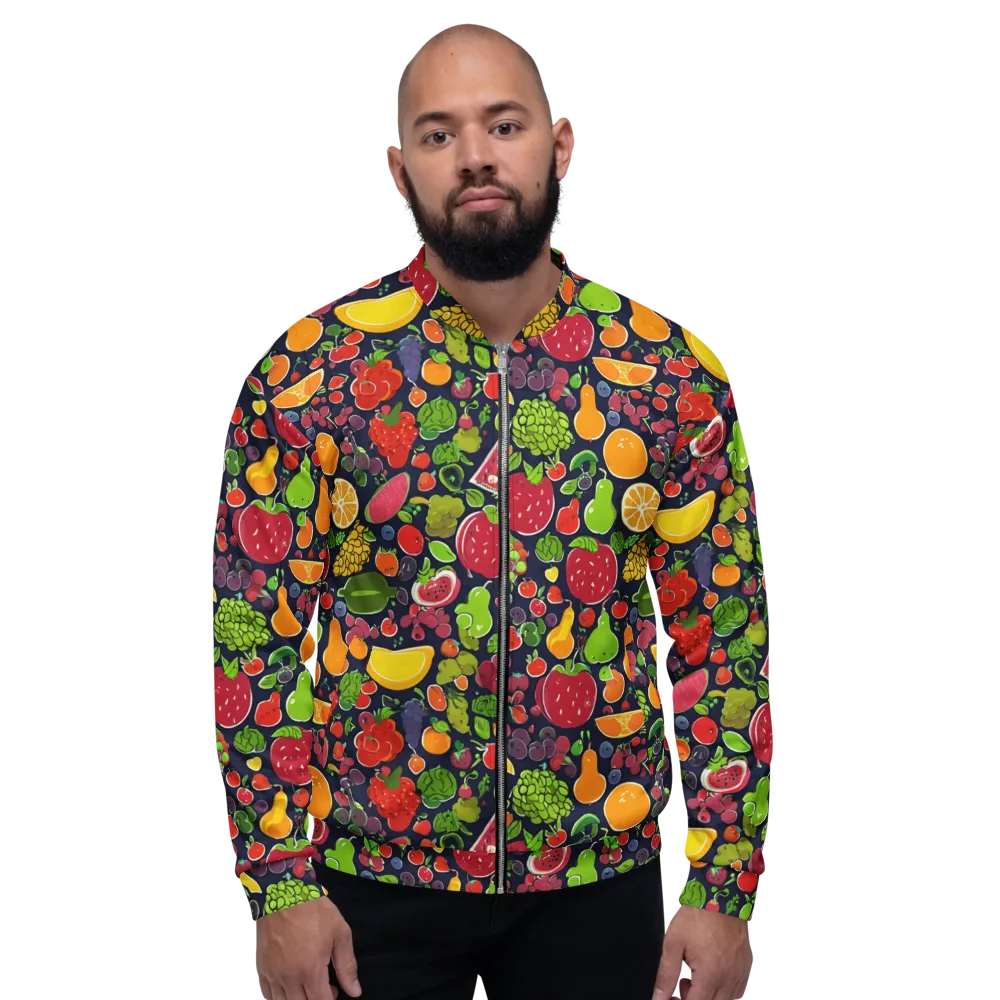 Midnight Market on Bomber Jacket — Front