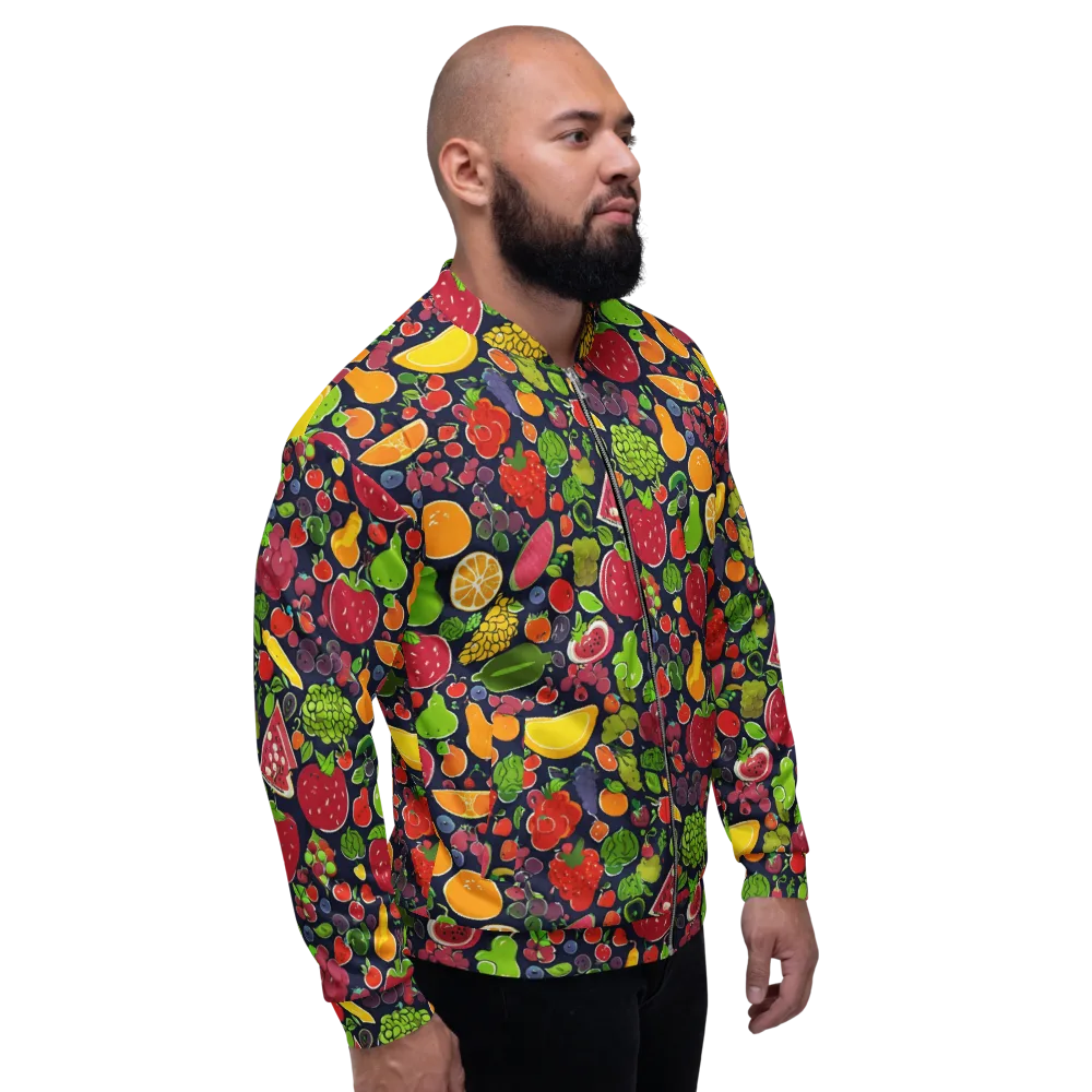Midnight Market on Bomber Jacket — Right