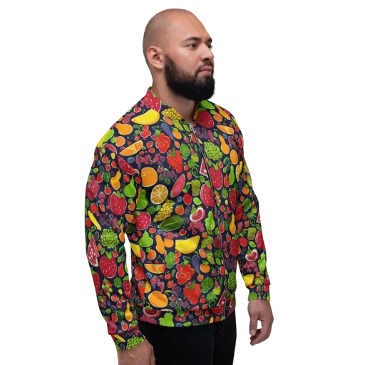 Midnight Market on a Bomber Jacket