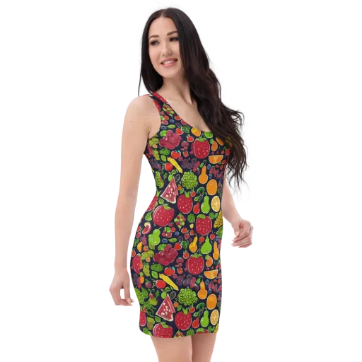 Midnight Market on a Bodycon Dress