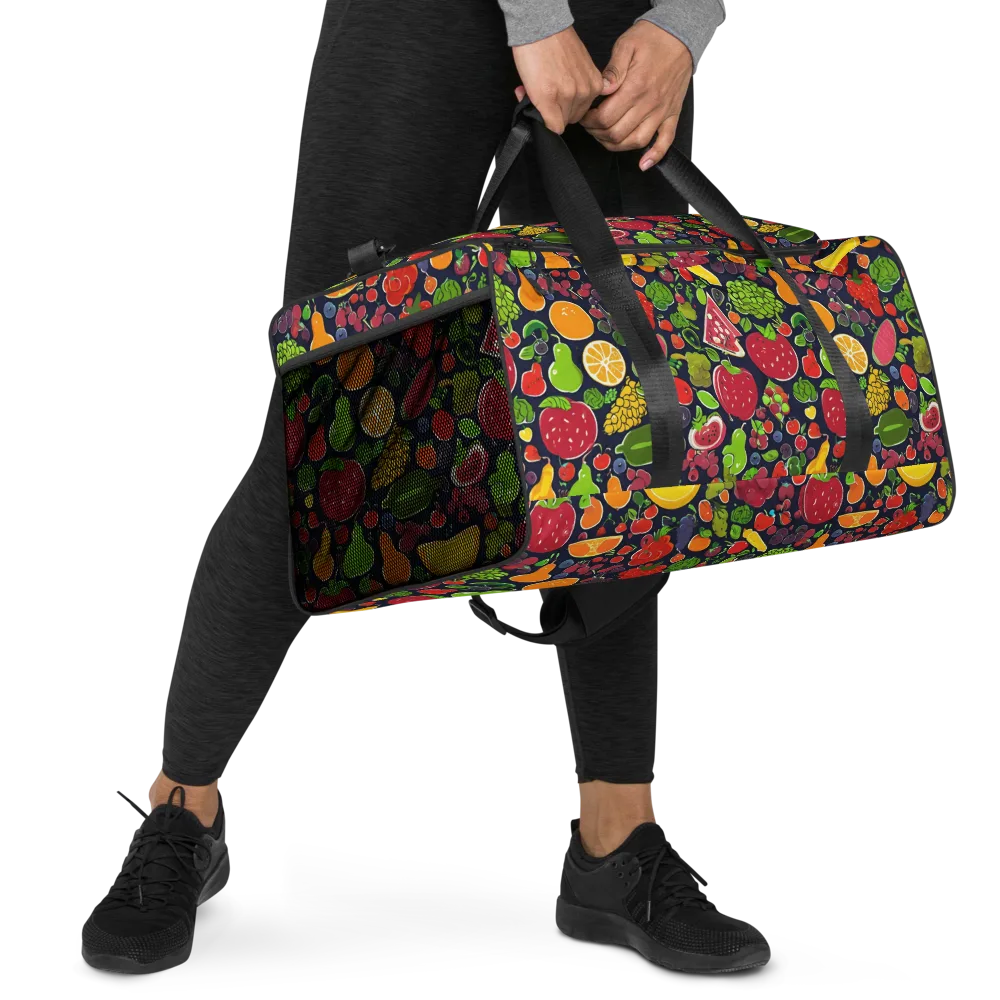 Midnight Market on Duffle Bag — Right Front