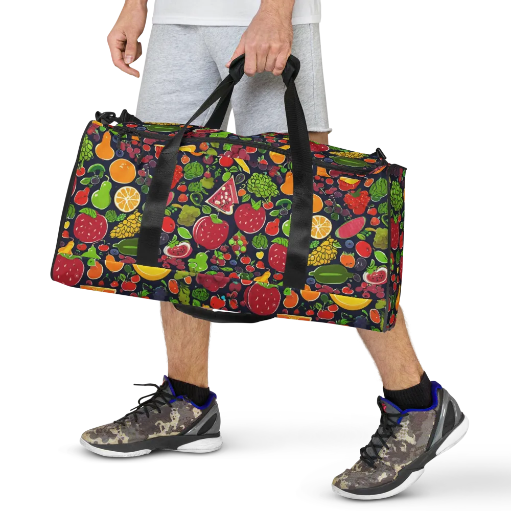 Midnight Market on Duffle Bag — Front