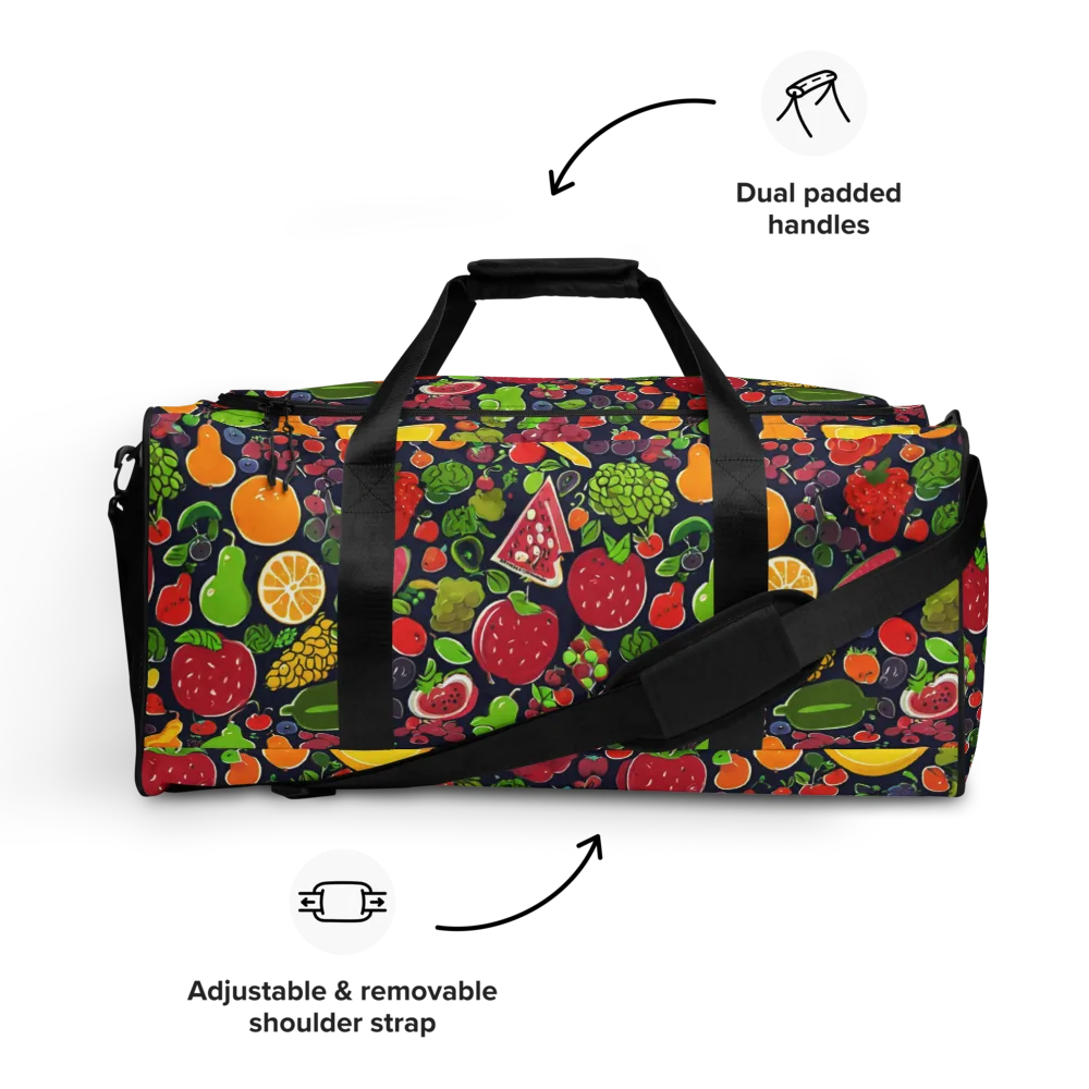 Midnight Market on Duffle Bag — Front