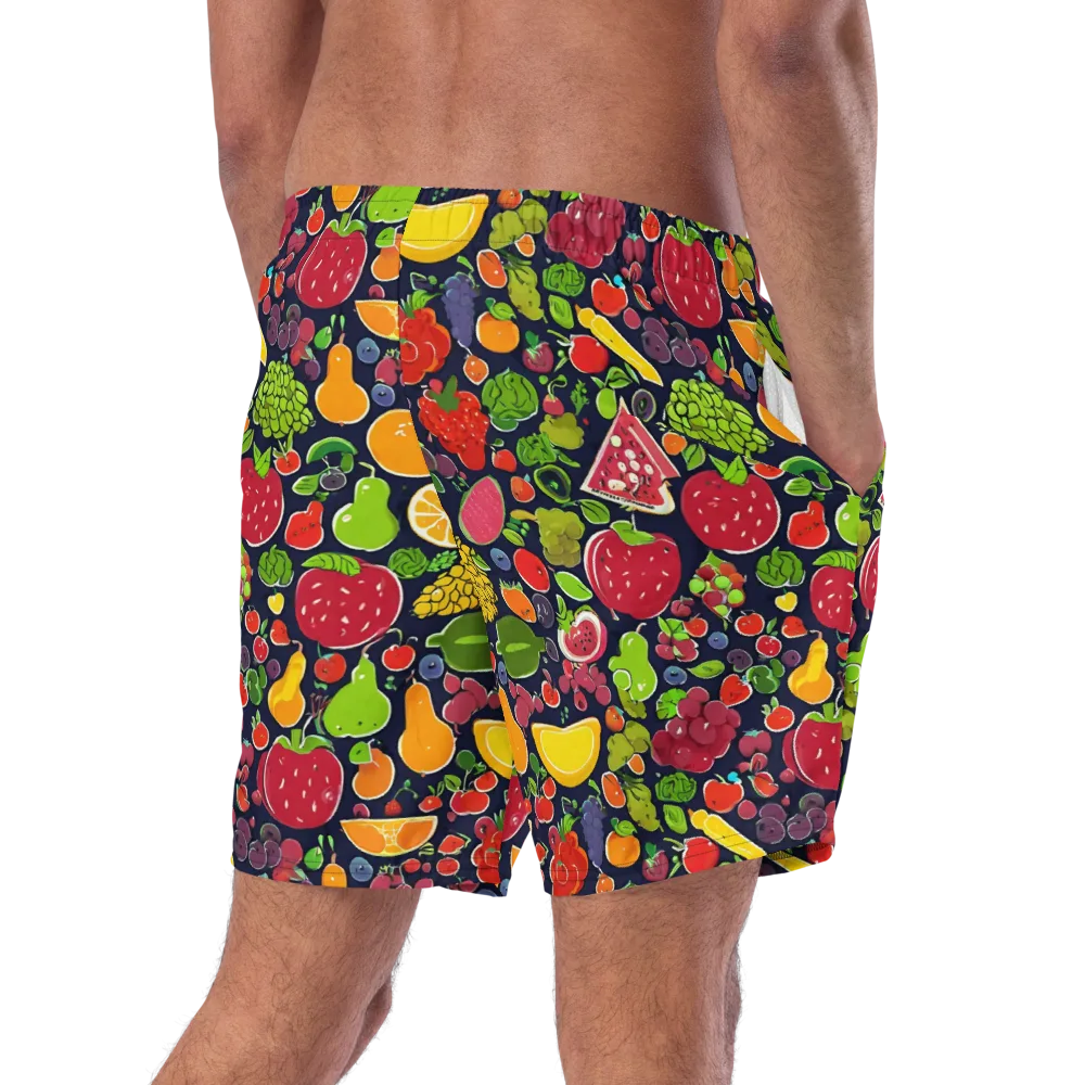 Midnight Market on Swim Trunks — Right Back