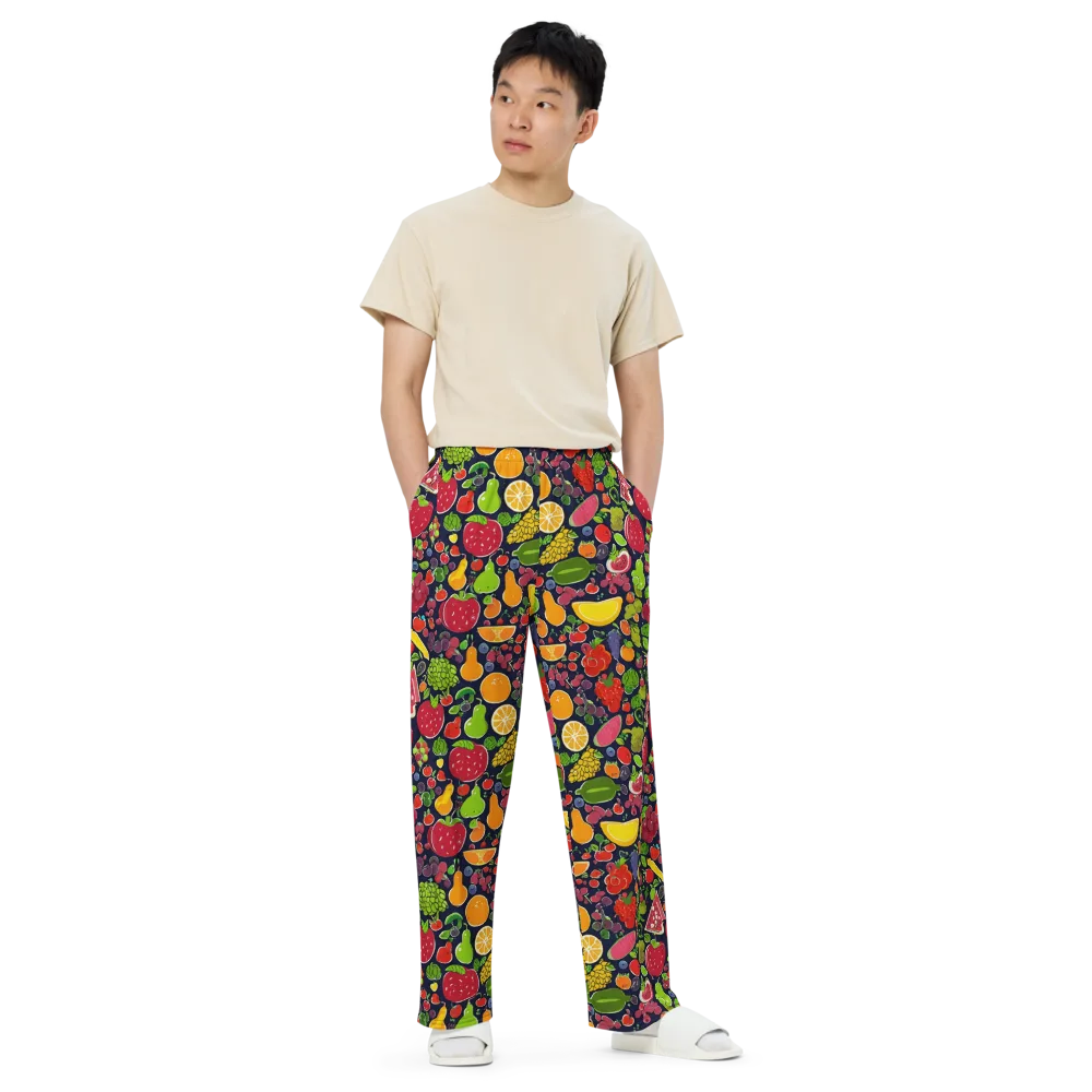 Midnight Market on Wide-Leg Pants — Front