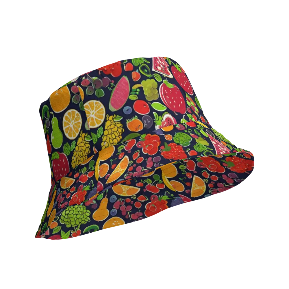 Midnight Market on Reversible Bucket Hat — Product details Outside