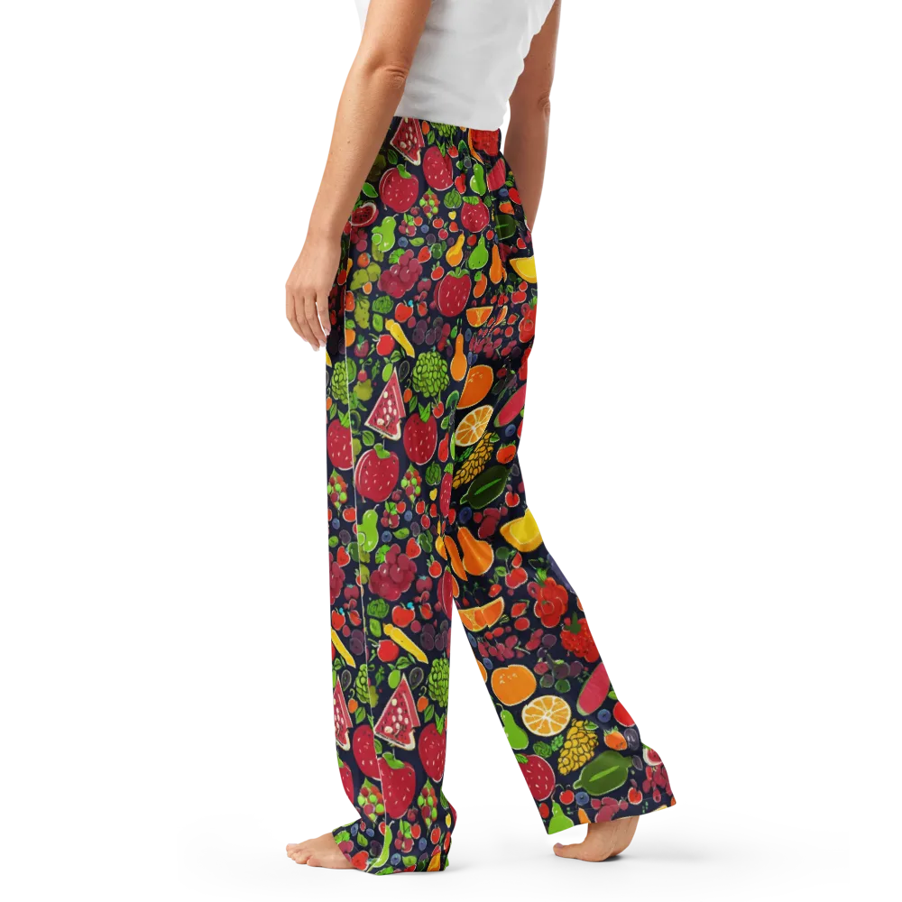Midnight Market on Women's Pajama Pants — Left