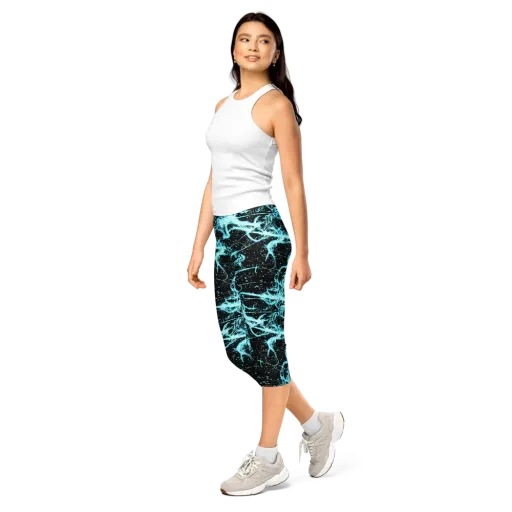 Snyder Swirls on a Capri Leggings