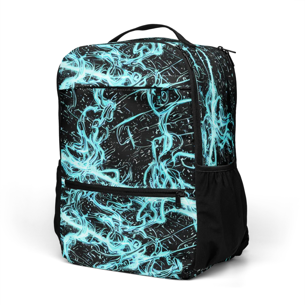 Snyder Swirls on Utility Backpack — Left Front