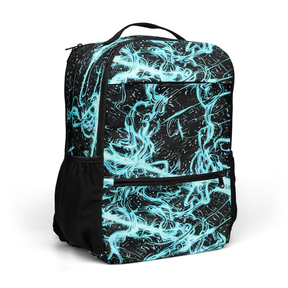 Snyder Swirls on Utility Backpack — Right Front