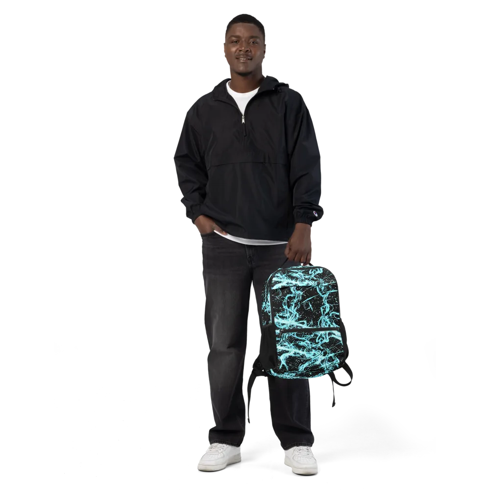 Snyder Swirls on Utility Backpack — Front