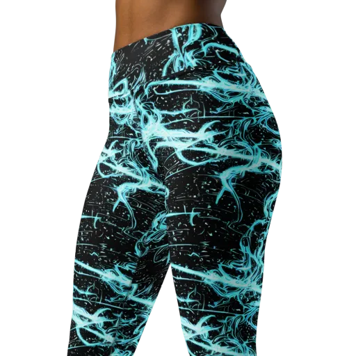Snyder Swirls on a Yoga Leggings