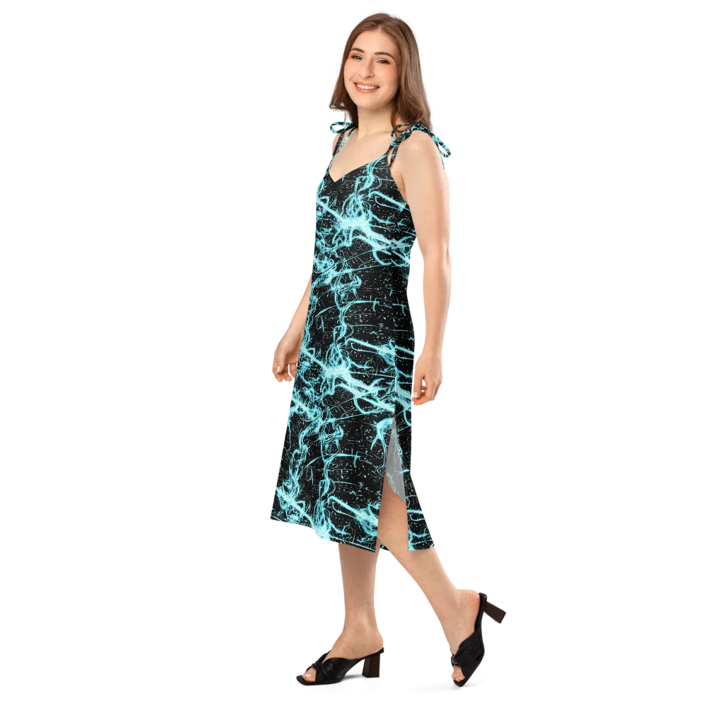 Snyder Swirls on Slip Dress — Left Front