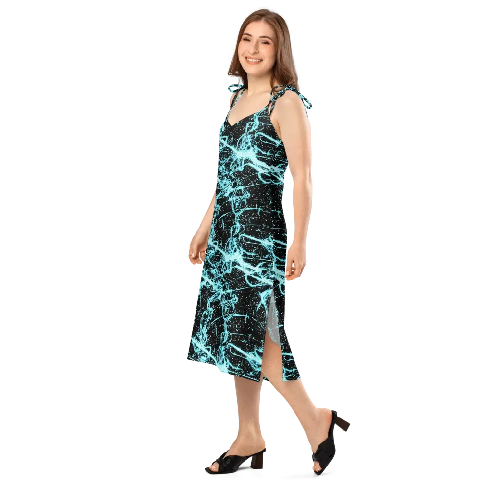 Snyder Swirls on Slip Dress — Left Front