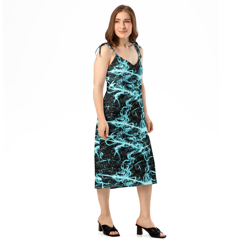 Snyder Swirls on Slip Dress — Right Front