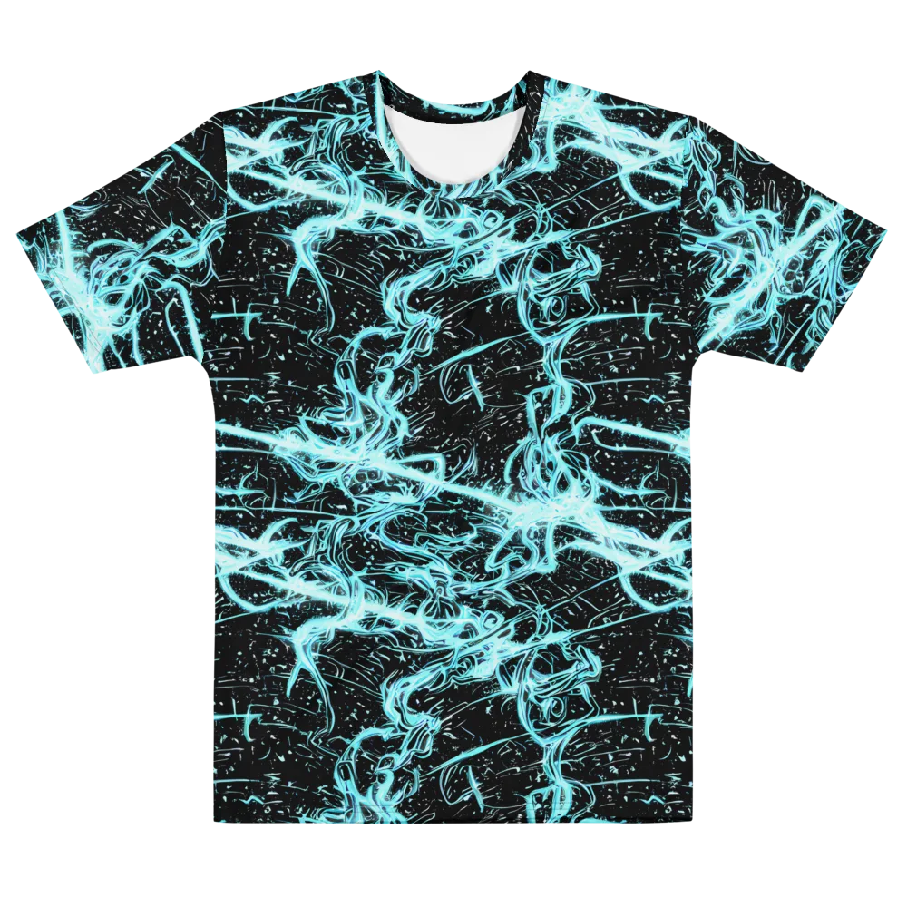 Snyder Swirls on Men's Cotton Crew Neck T-Shirt — Front