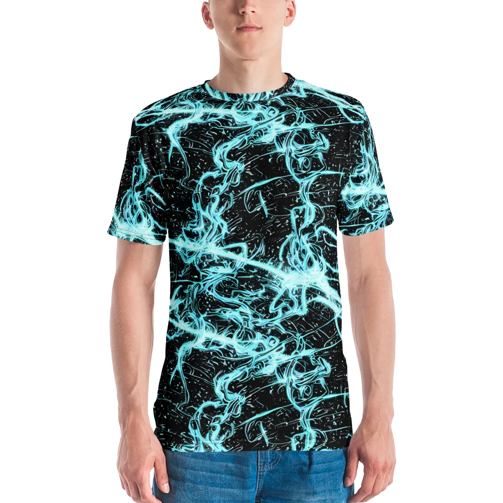 Snyder Swirls on Men's Crew Neck T-Shirt — Front