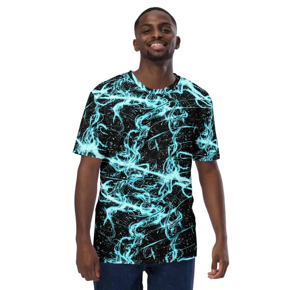 Snyder Swirls on Men's Crew Neck T-Shirt — Front