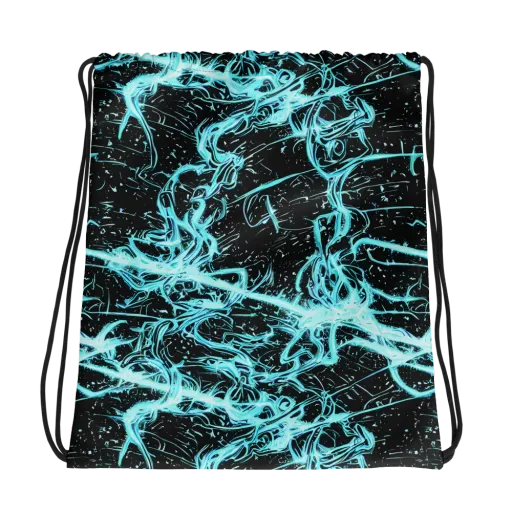 Snyder Swirls on a Drawstring Bag