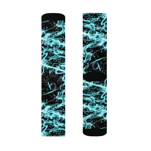 Snyder Swirls on a Socks