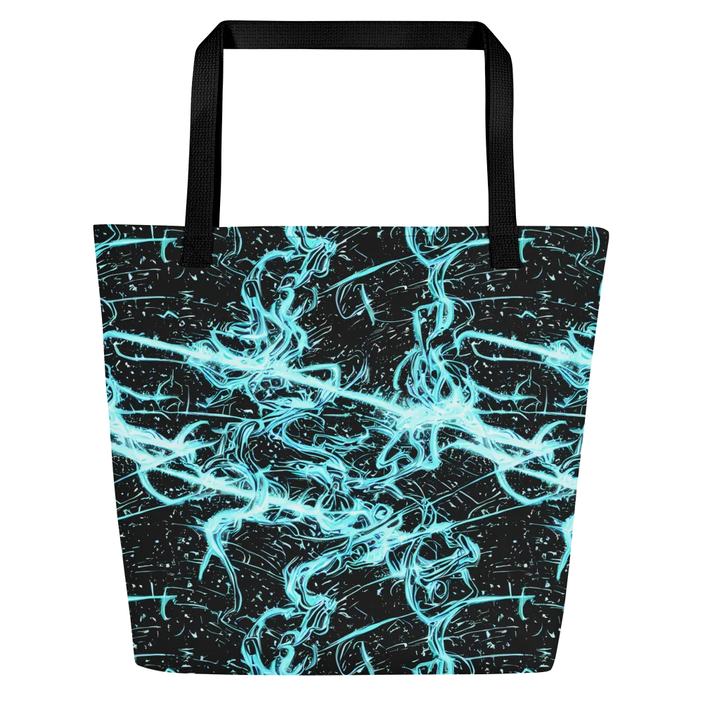 Snyder Swirls on Large Tote Bag W/ Pocket — Front