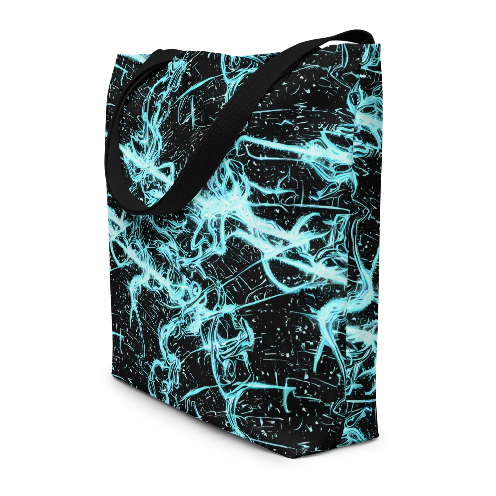 Snyder Swirls on Large Tote Bag W/ Pocket — Front