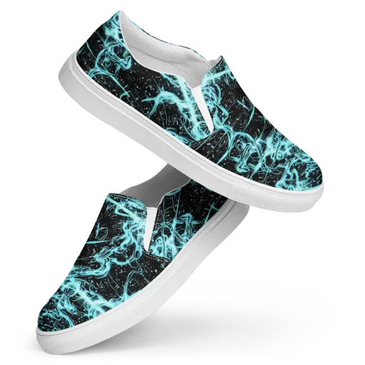 Snyder Swirls on a Women's Slip-On Canvas Shoes