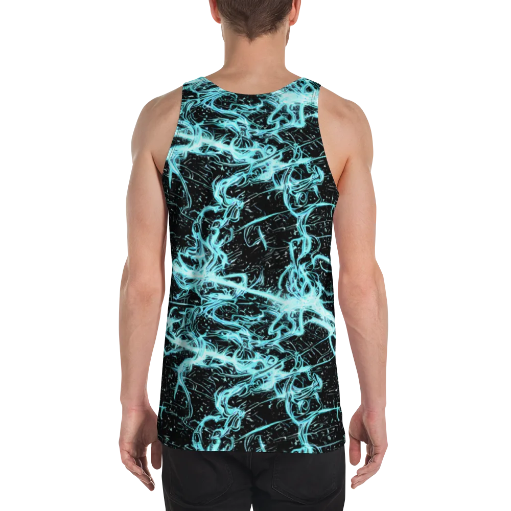 Snyder Swirls on Men's Tank Top — Back