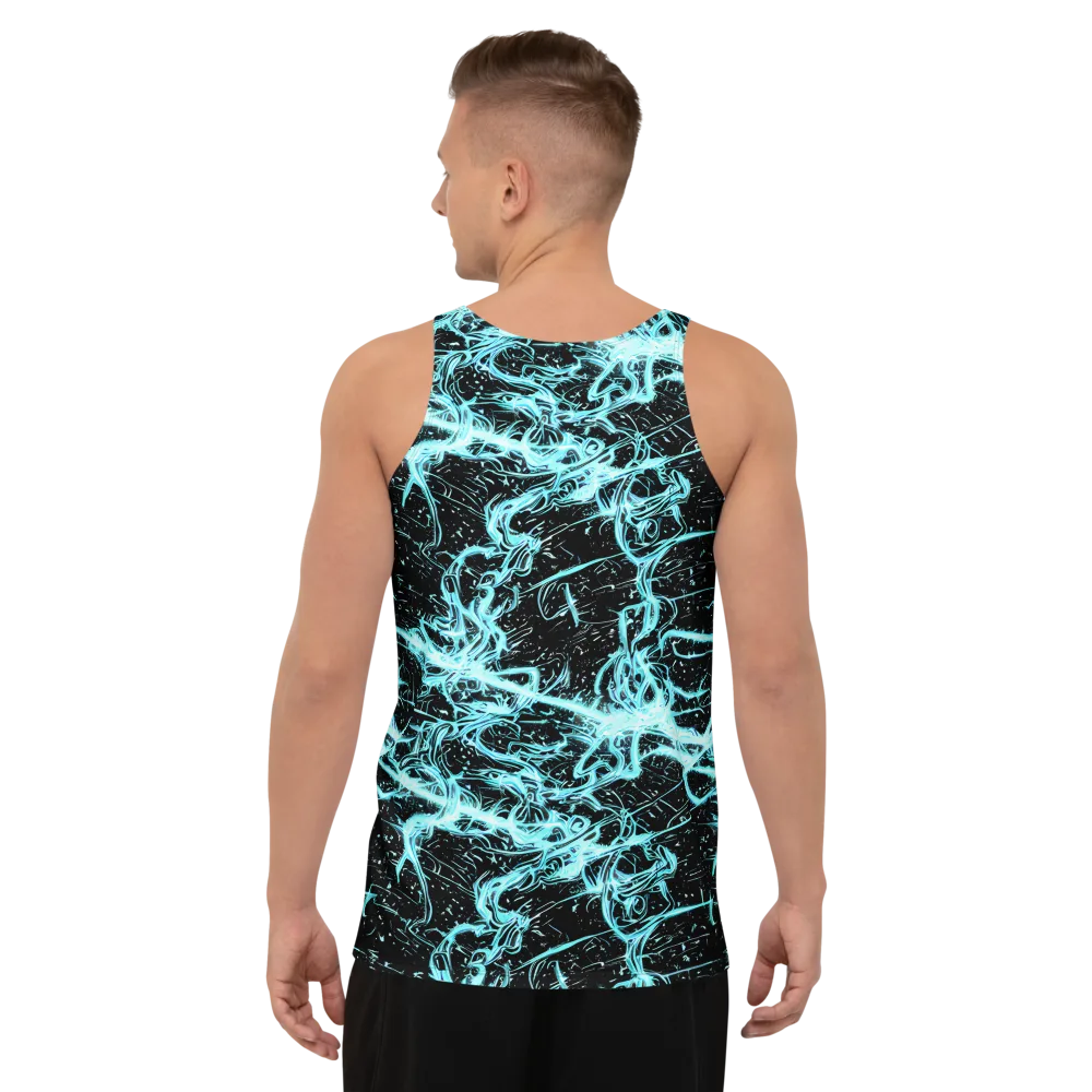 Snyder Swirls on Men's Tank Top — Back