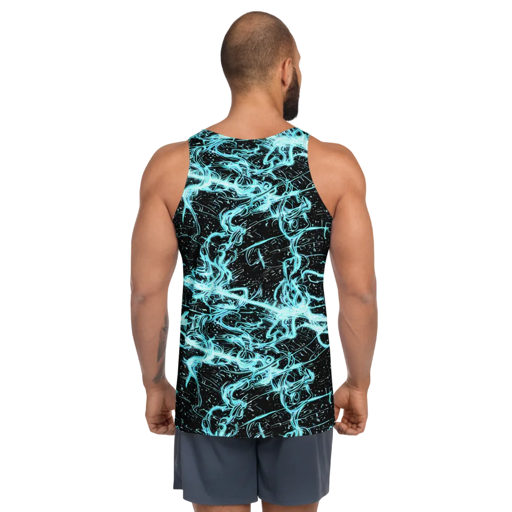 Snyder Swirls on Men's Tank Top — Back