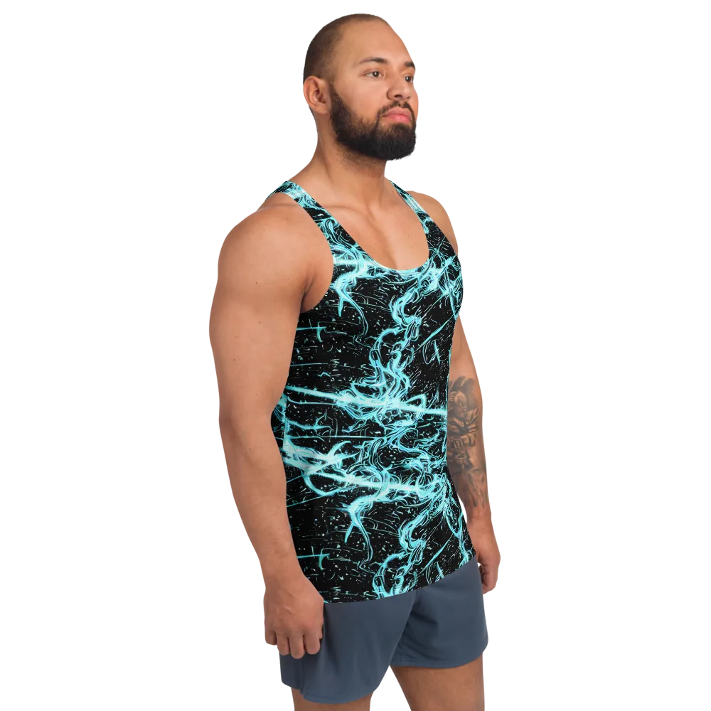 Snyder Swirls on Men's Tank Top — Right Front