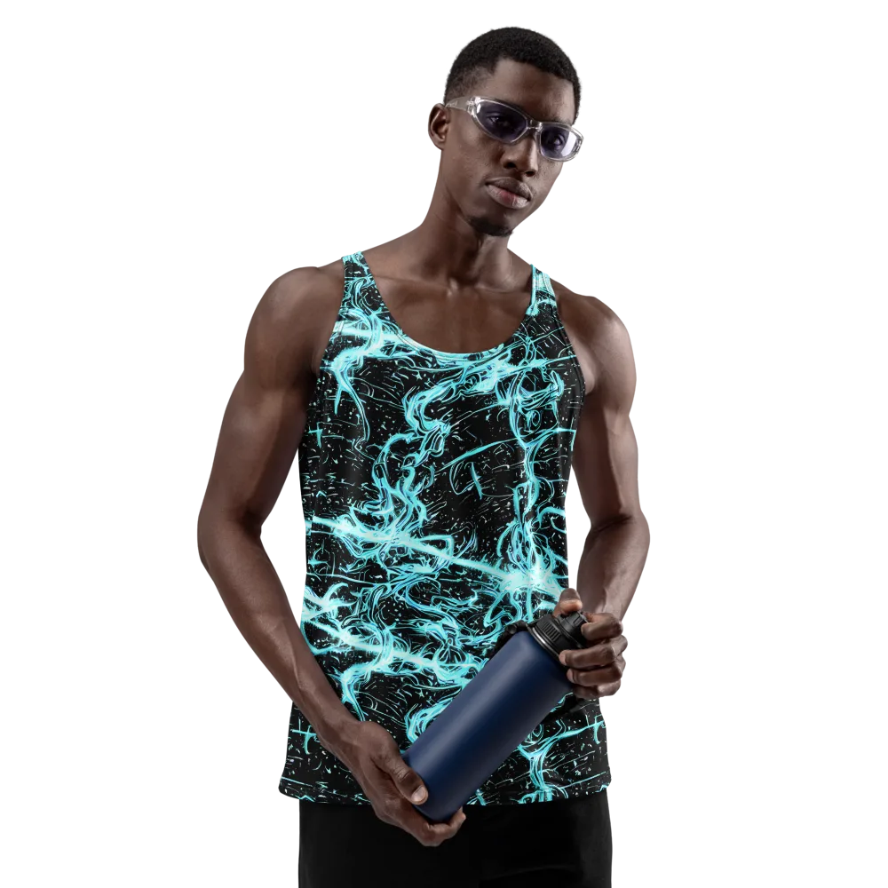 Snyder Swirls on Men's Tank Top — Front