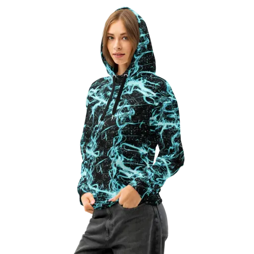 Snyder Swirls on a Cotton Hoodie