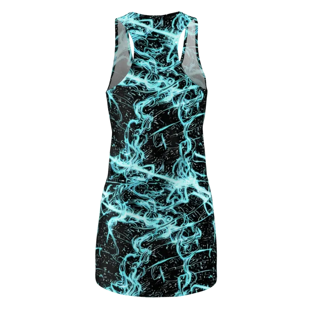 Snyder Swirls on Racerback Dress — Back