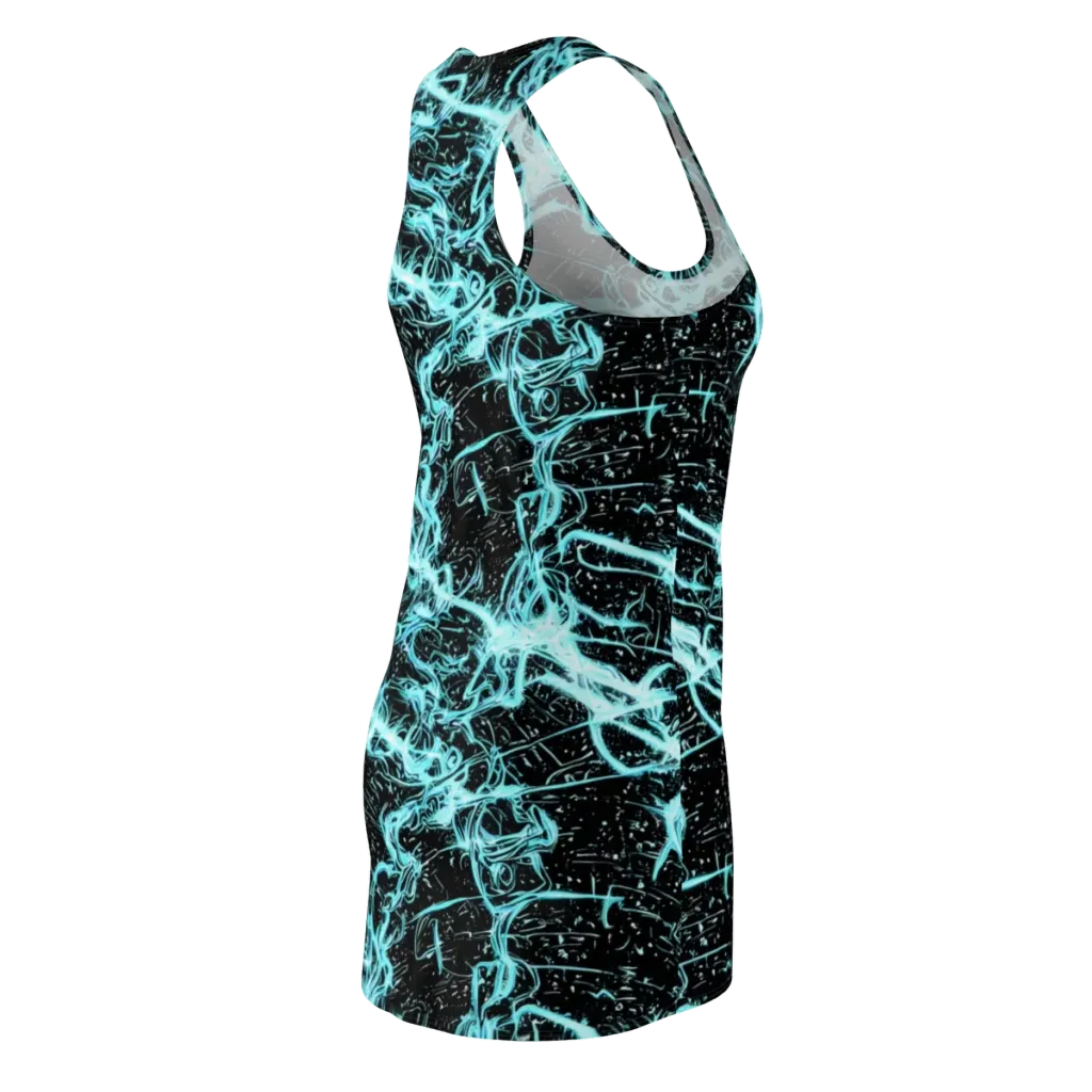 Snyder Swirls on Racerback Dress — Back Side