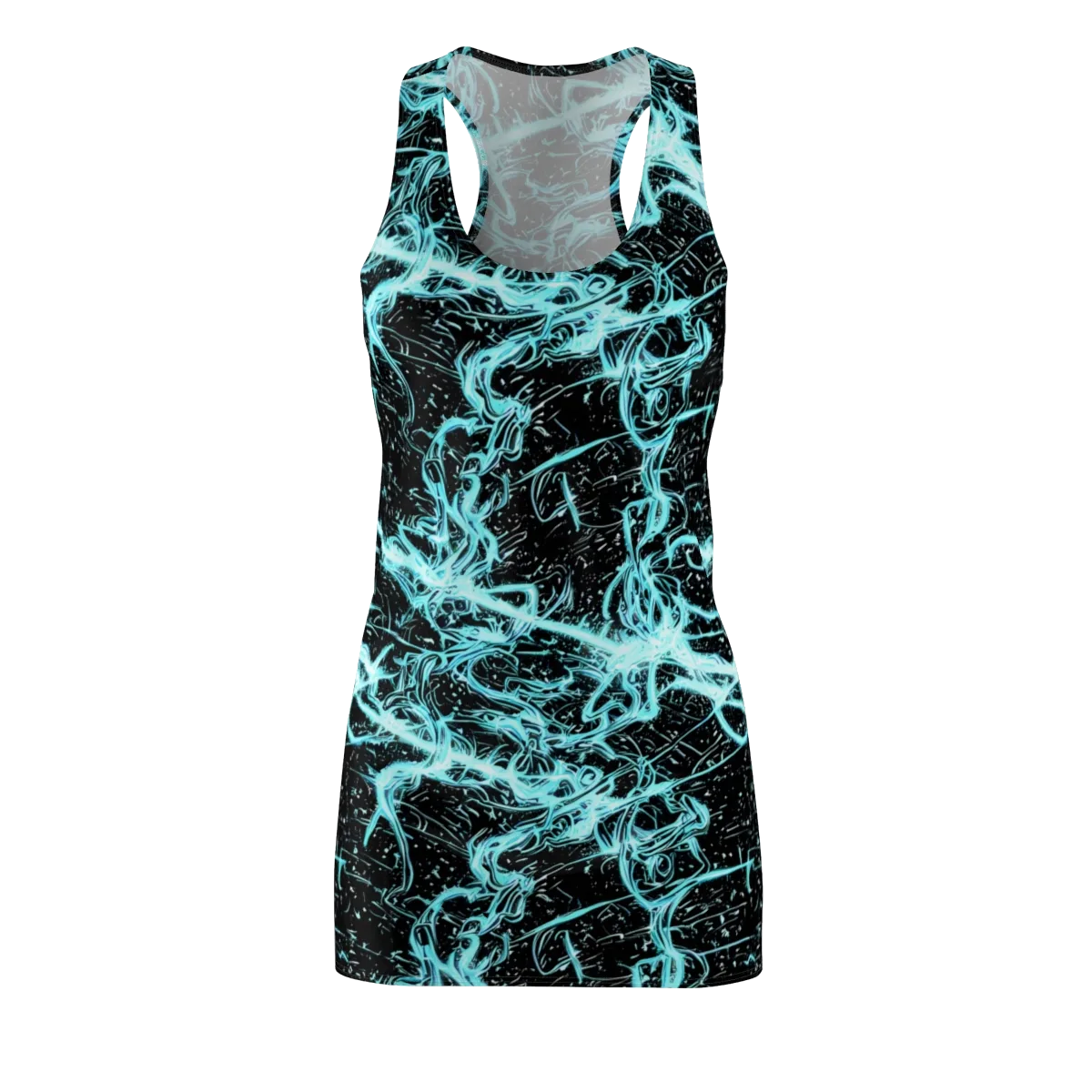 Snyder Swirls on Racerback Dress — Front
