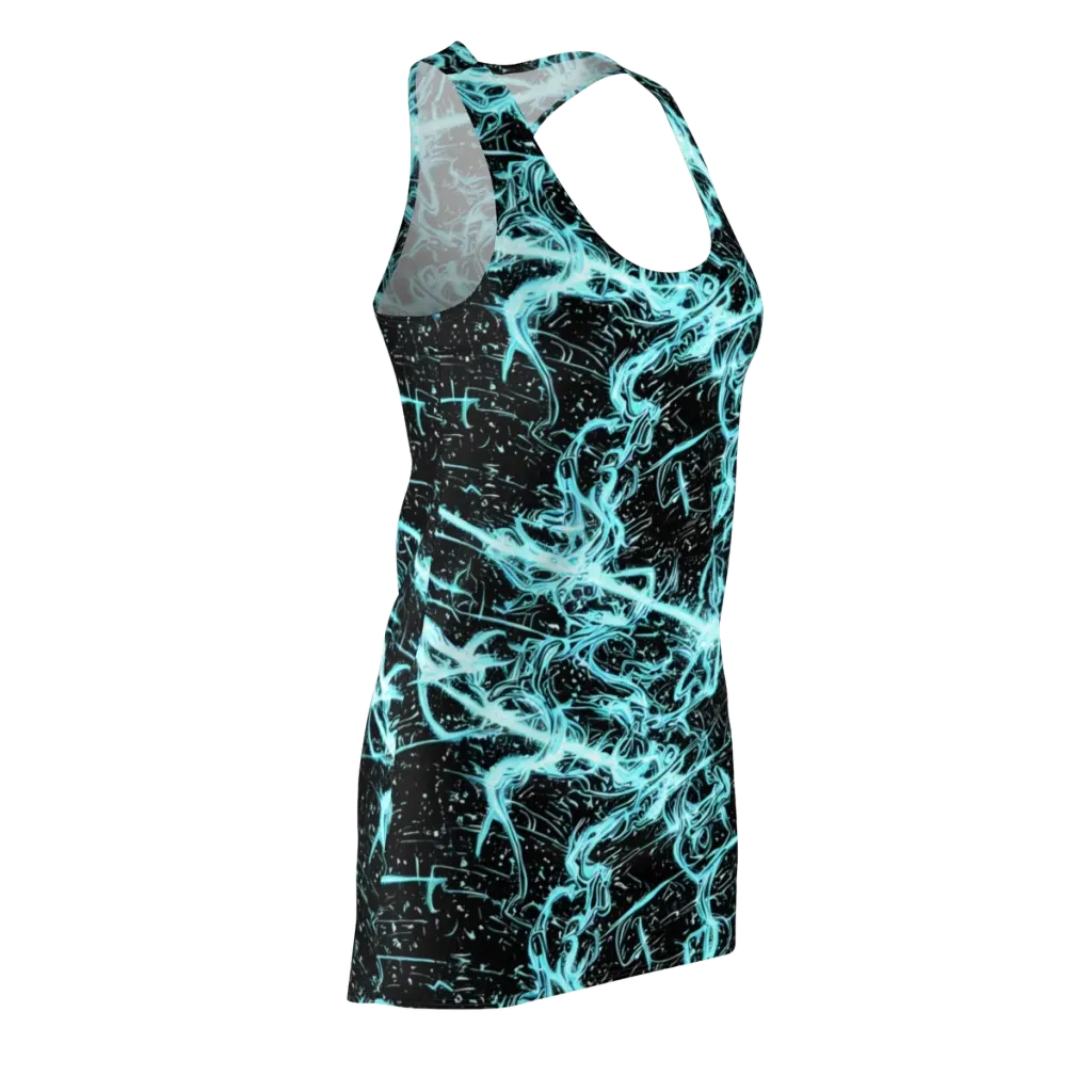 Snyder Swirls on Racerback Dress — Front Side