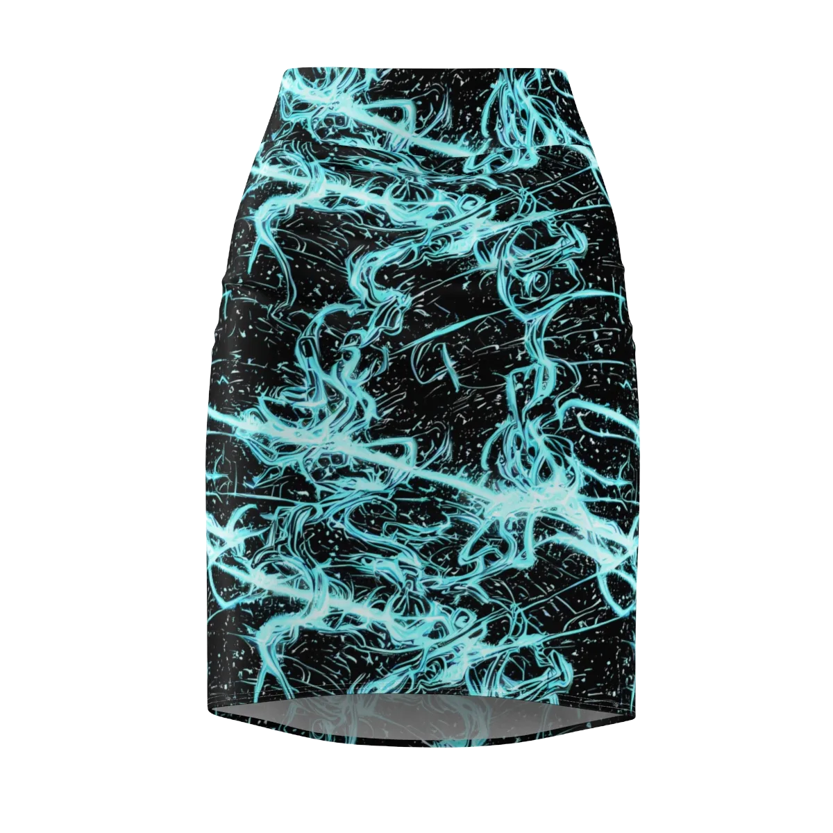 Snyder Swirls on Pencil Skirt — Front