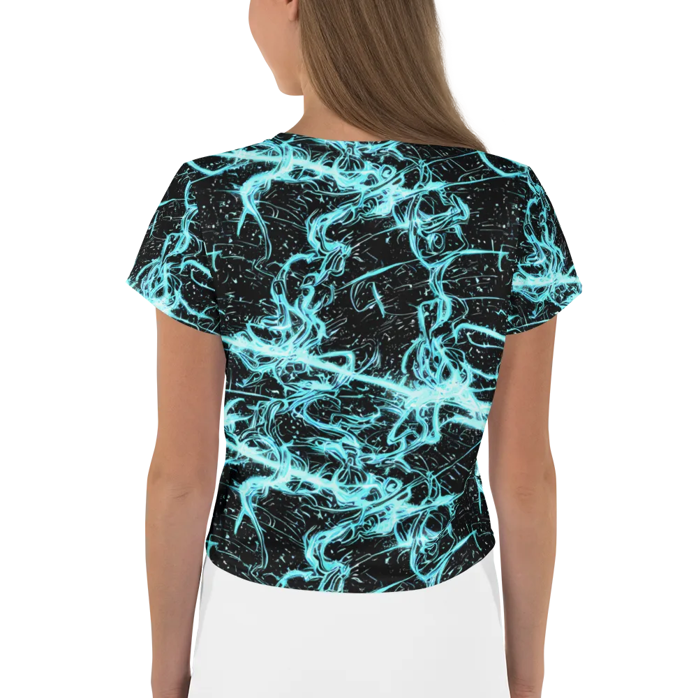 Snyder Swirls on Crop Tee — Back