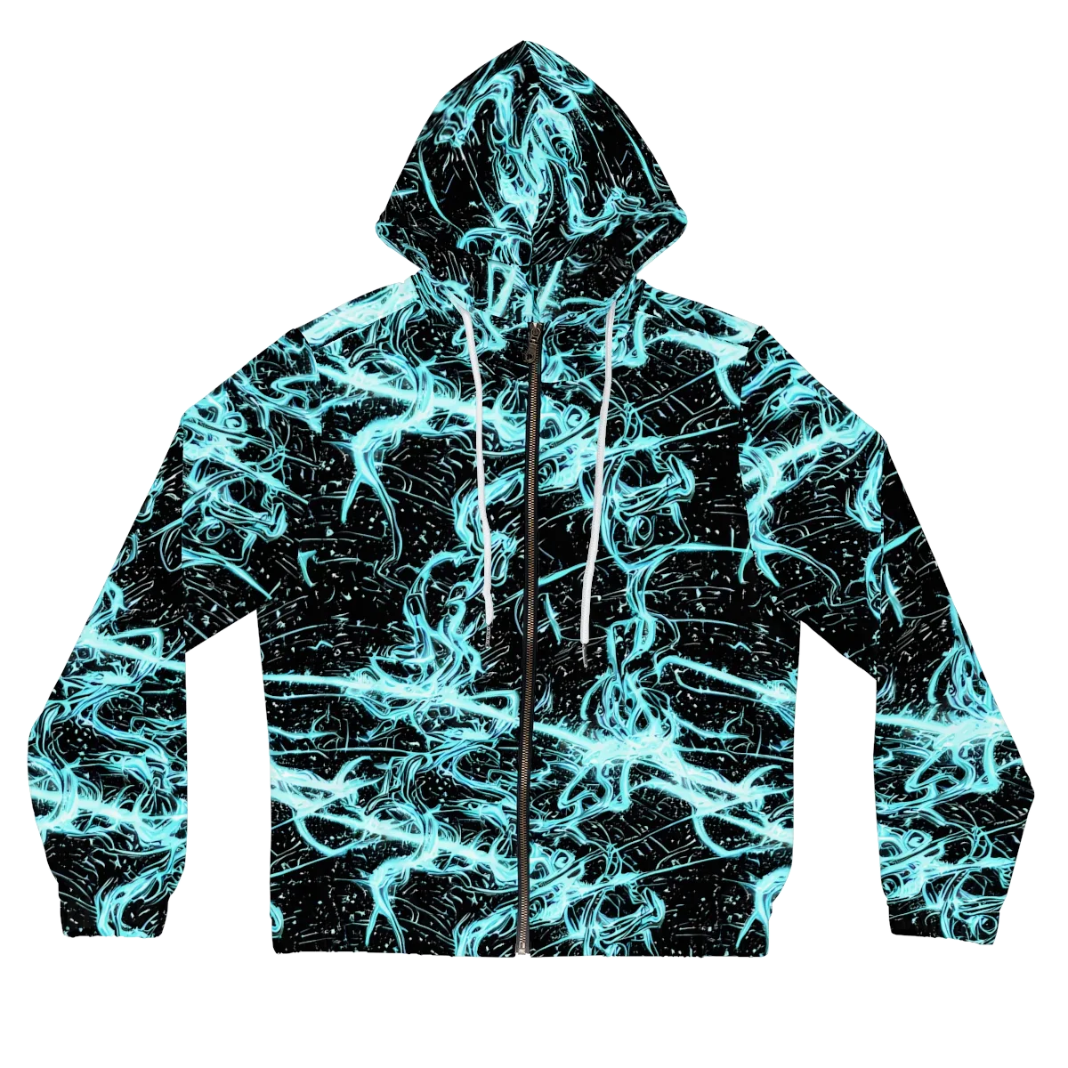 Snyder Swirls on Women's Full-Zip Hoodie — Front