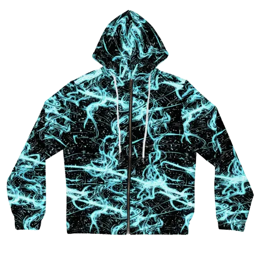 Snyder Swirls on a Women's Full-Zip Hoodie