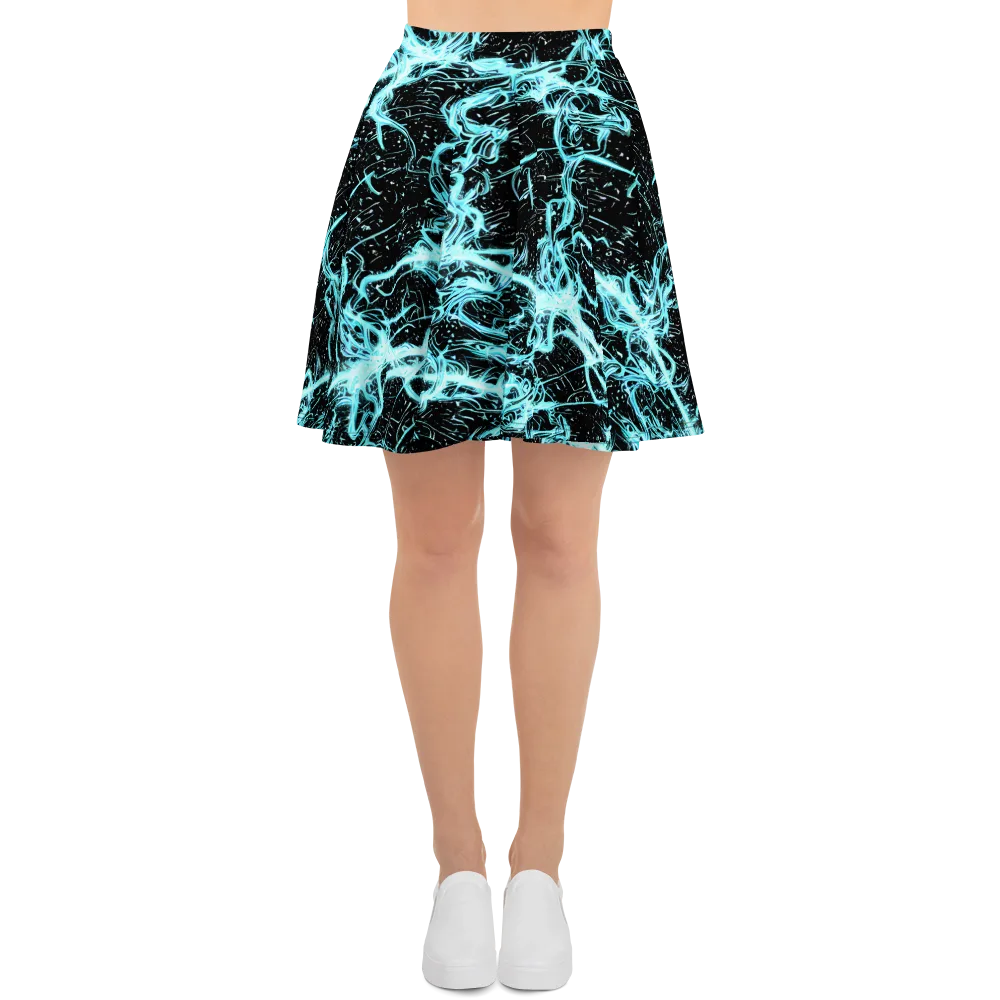 Snyder Swirls on Skater Skirt — Front