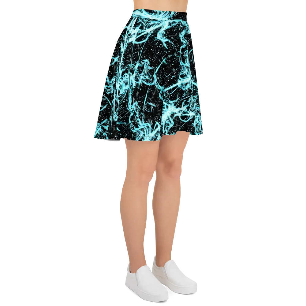 Snyder Swirls on Skater Skirt — Right