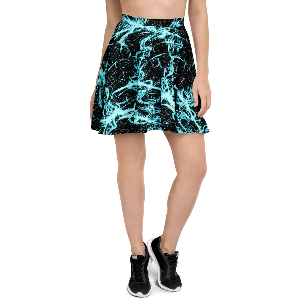 Snyder Swirls on Skater Skirt — Front