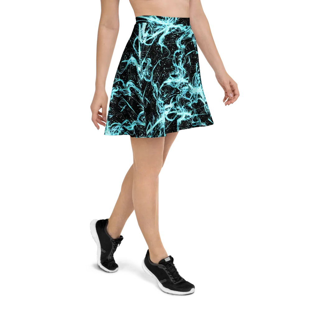 Snyder Swirls on Skater Skirt — Right